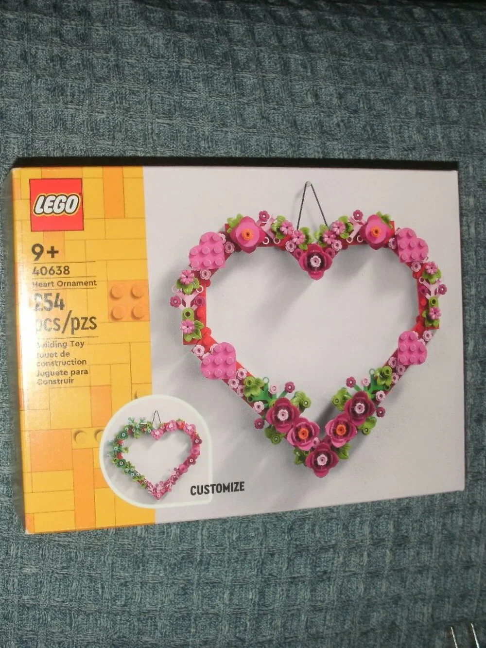NWT Lego 40638 Heart Ornament Building Set Toy 254 pieces Customize age 9+ NEW